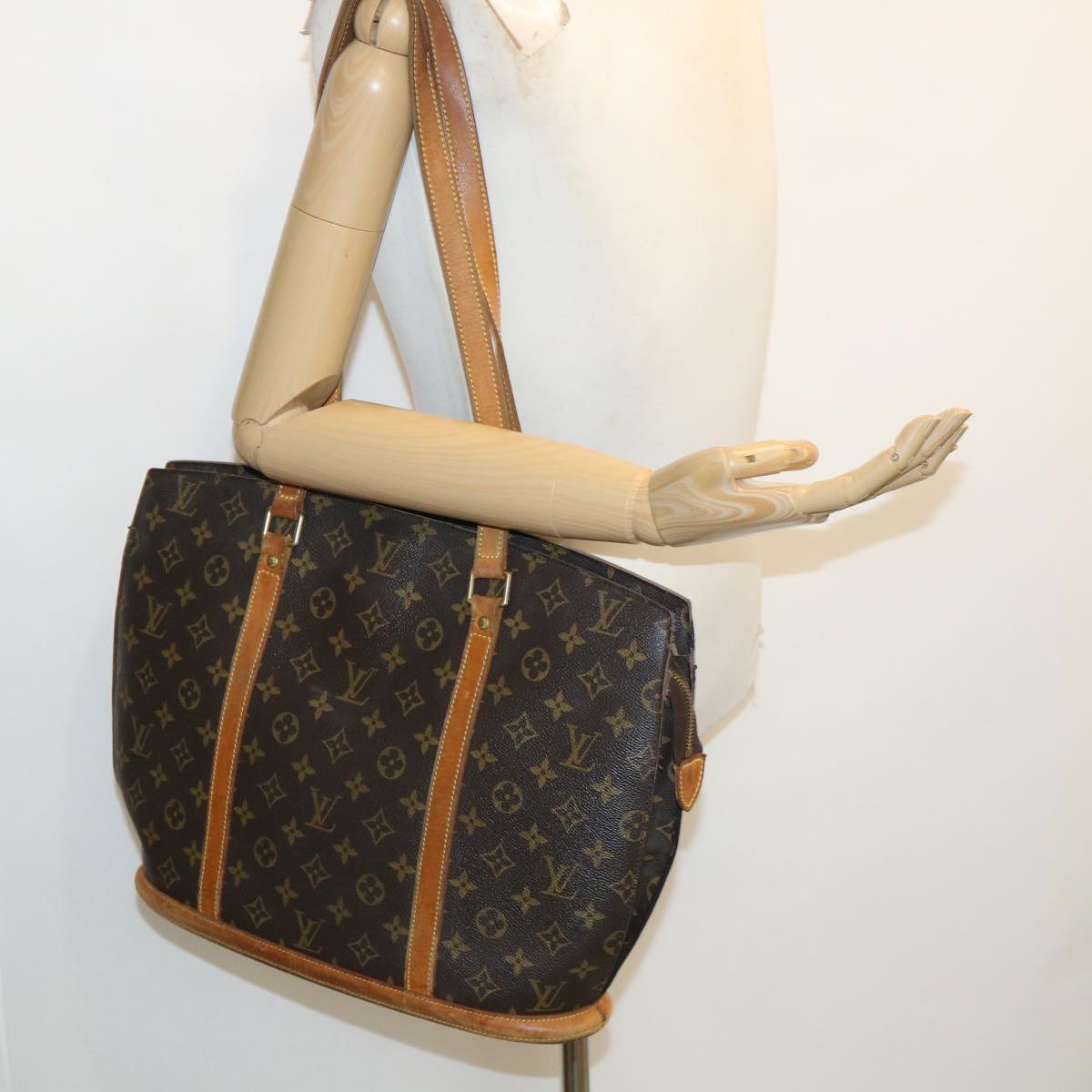 LOUIS VUITTON Monogram Babylone Tote Bag M51102 LV Auth 35318