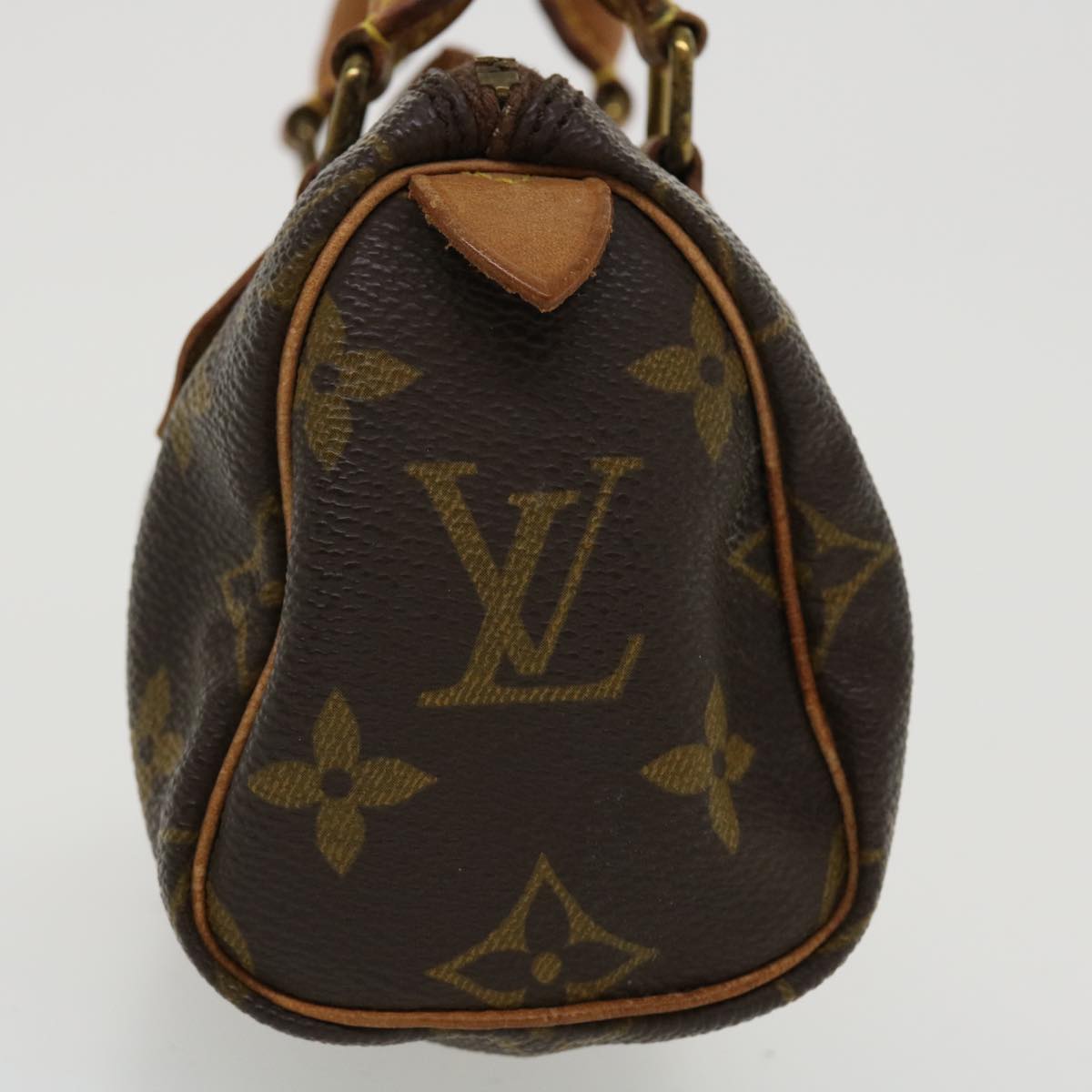 LOUIS VUITTON Monogram Mini Speedy Hand Bag M41534 LV Auth 35325