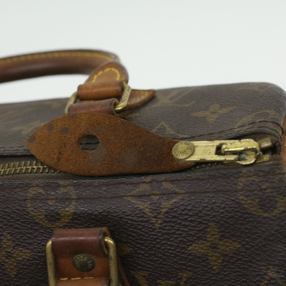 LOUIS VUITTON Monogram Speedy 25 Hand Bag M41528 LV Auth 35329