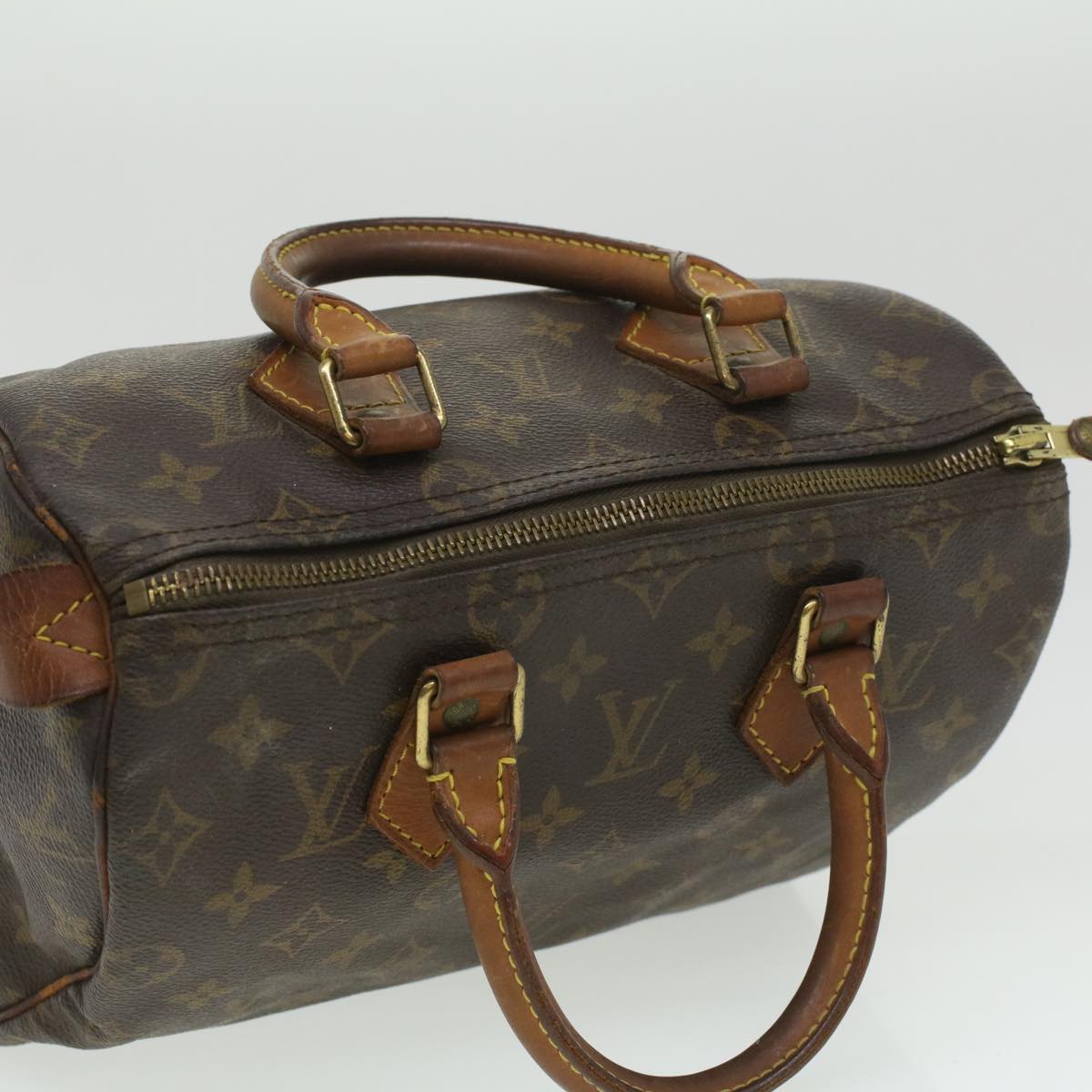 LOUIS VUITTON Monogram Speedy 25 Hand Bag M41528 LV Auth 35329