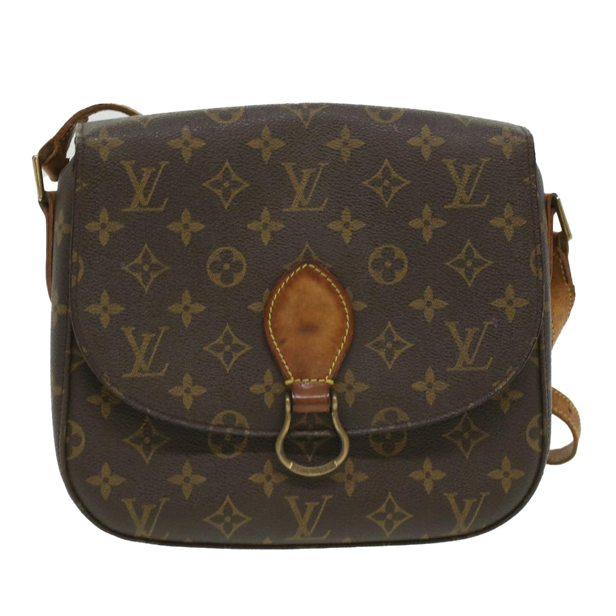 LOUIS VUITTON Monogram Saint Cloud GM Shoulder Bag M51242 LV Auth 35336