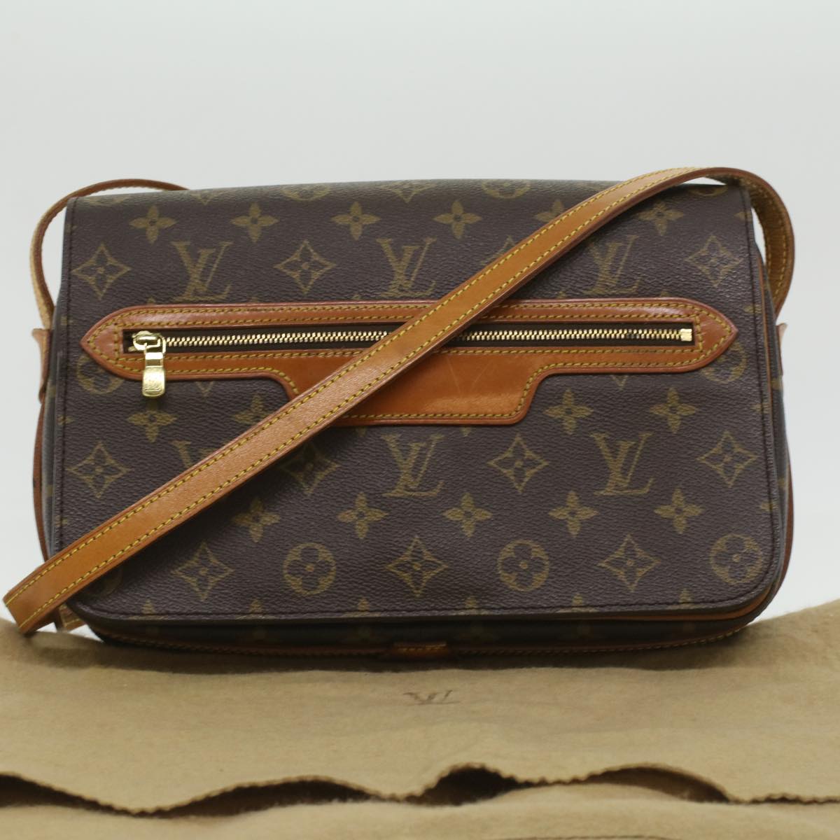 LOUIS VUITTON Monogram Saint Germain Shoulder Bag M51207 LV Auth 35343