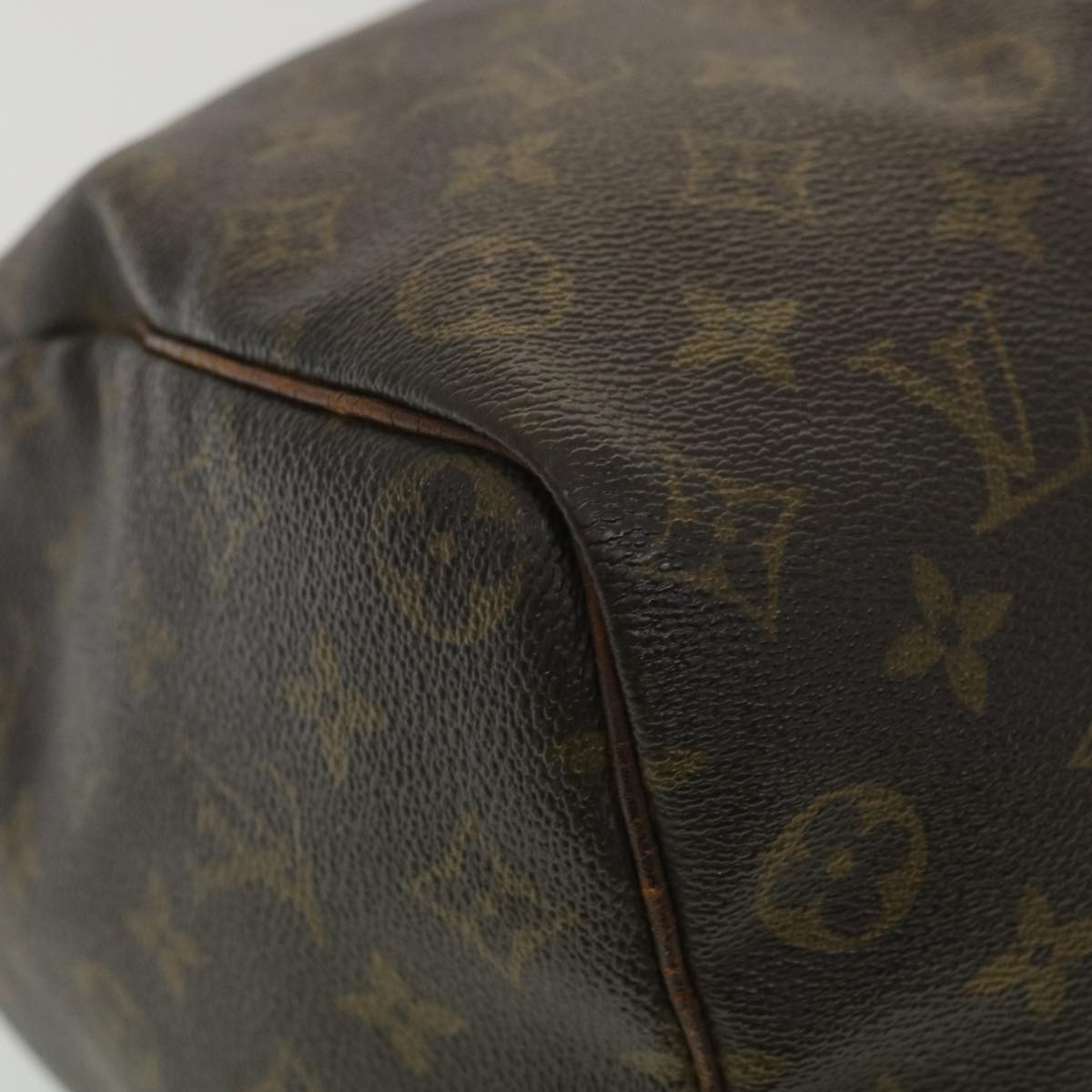 LOUIS VUITTON Monogram Speedy 35 Hand Bag M41524 LV Auth 35354