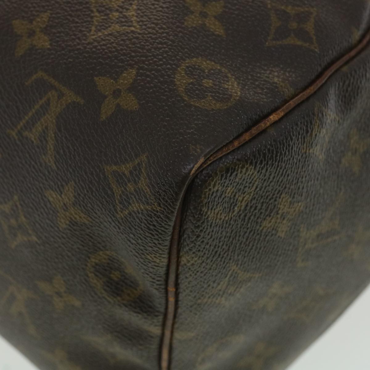 LOUIS VUITTON Monogram Speedy 35 Hand Bag M41524 LV Auth 35354