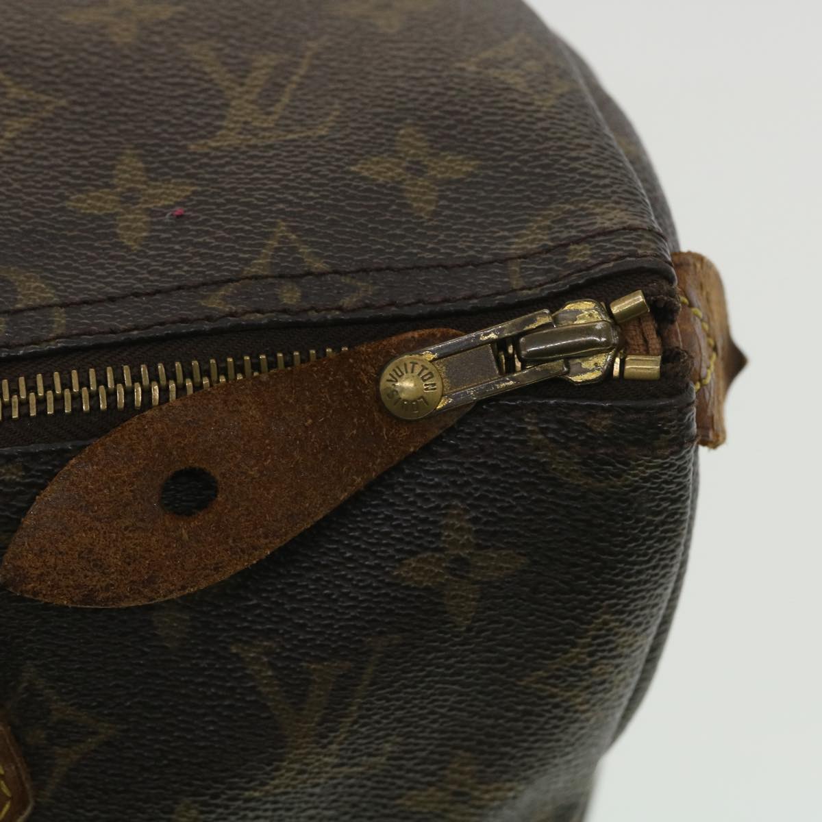 LOUIS VUITTON Monogram Speedy 35 Hand Bag M41524 LV Auth 35354