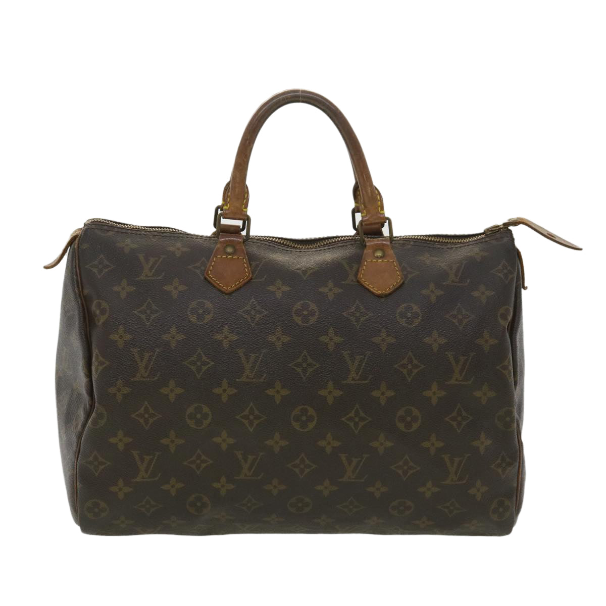 LOUIS VUITTON Monogram Speedy 35 Hand Bag M41524 LV Auth 35354