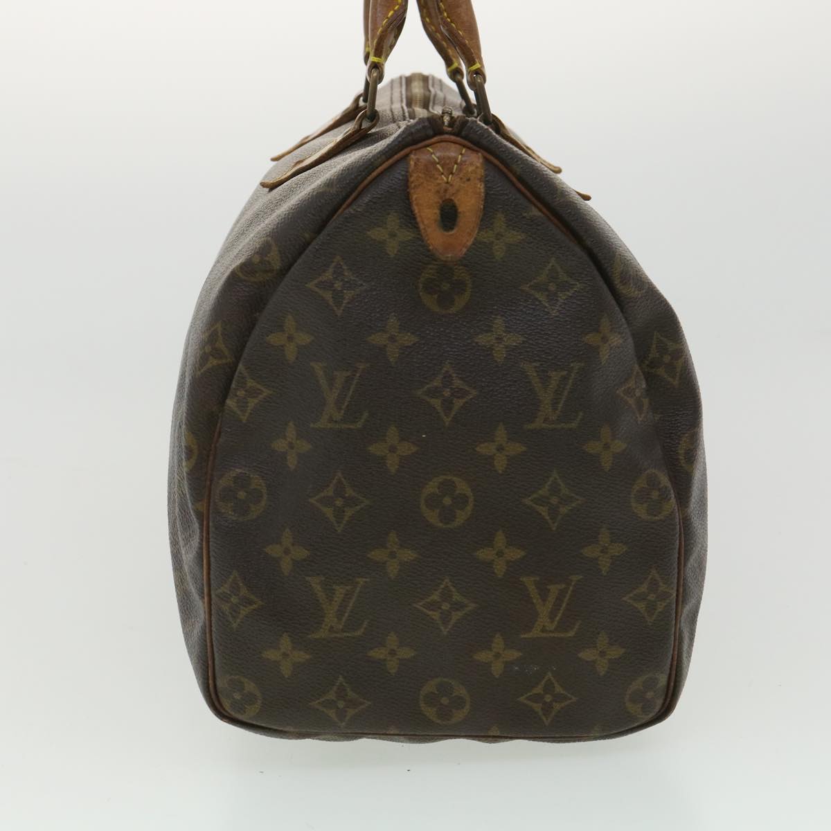 LOUIS VUITTON Monogram Speedy 35 Hand Bag M41524 LV Auth 35354