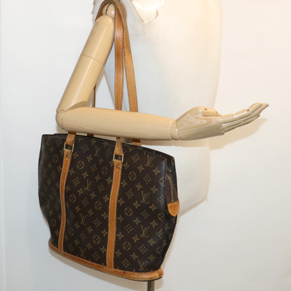 LOUIS VUITTON Monogram Babylone Tote Bag M51102 LV Auth 35376