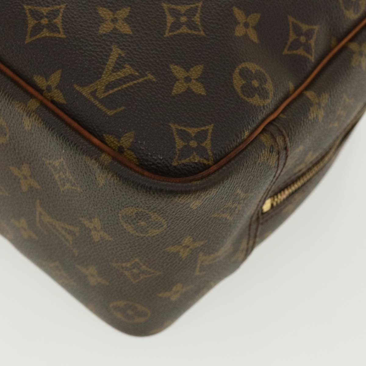 LOUIS VUITTON Monogram Deauville Hand Bag M47270 LV Auth 35378