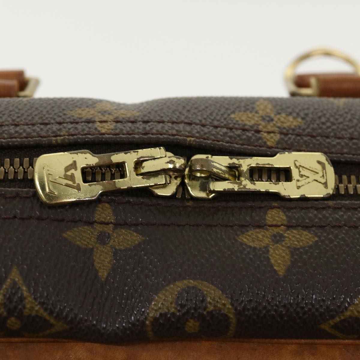 LOUIS VUITTON Monogram Deauville Hand Bag M47270 LV Auth 35378