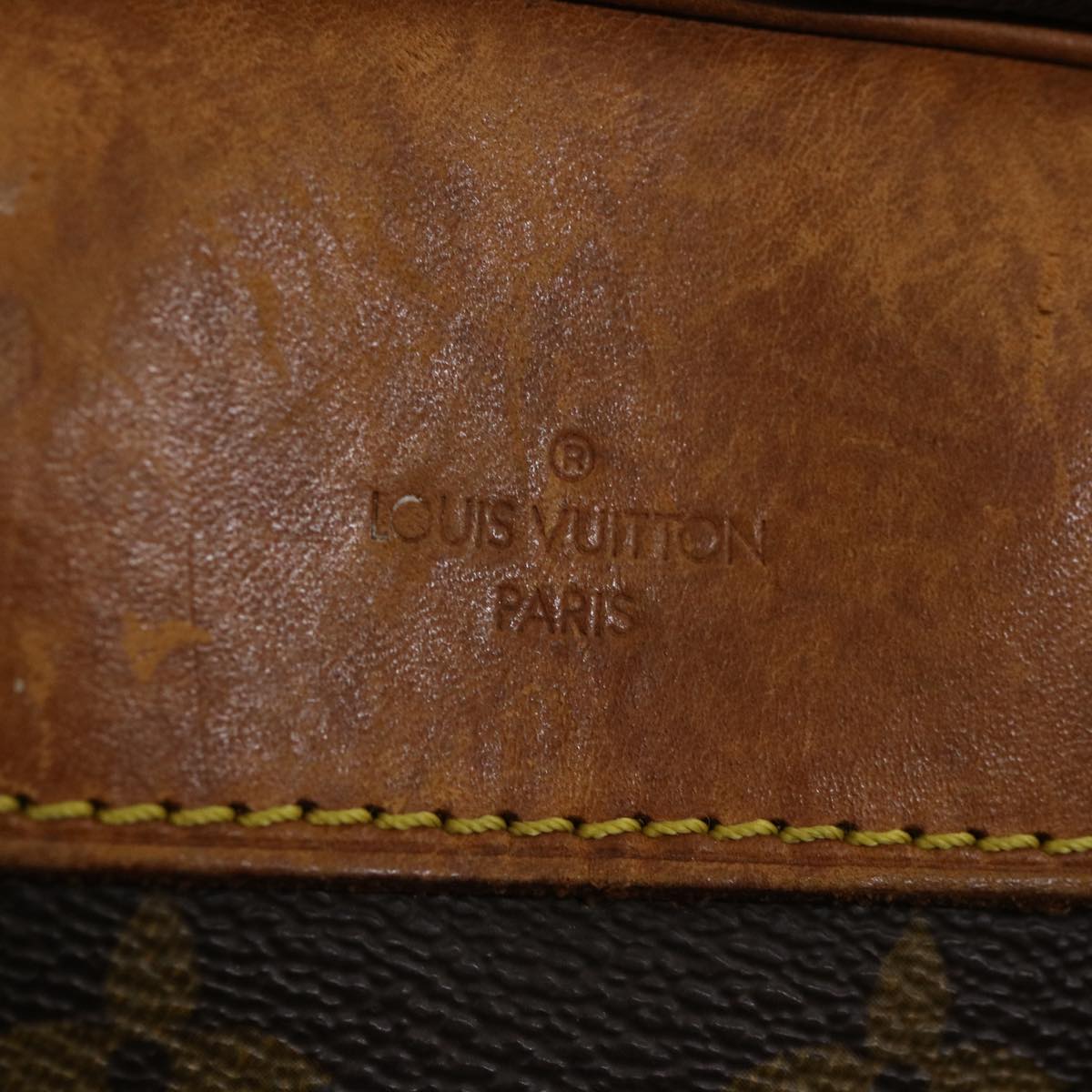 LOUIS VUITTON Monogram Deauville Hand Bag M47270 LV Auth 35378