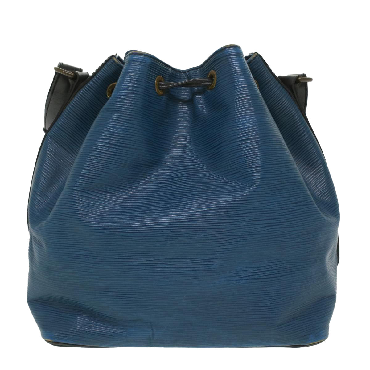 LOUIS VUITTON Epi Petit Noe Shoulder Bag Bicolor Black Blue M44152 LV Auth 35382 - 0