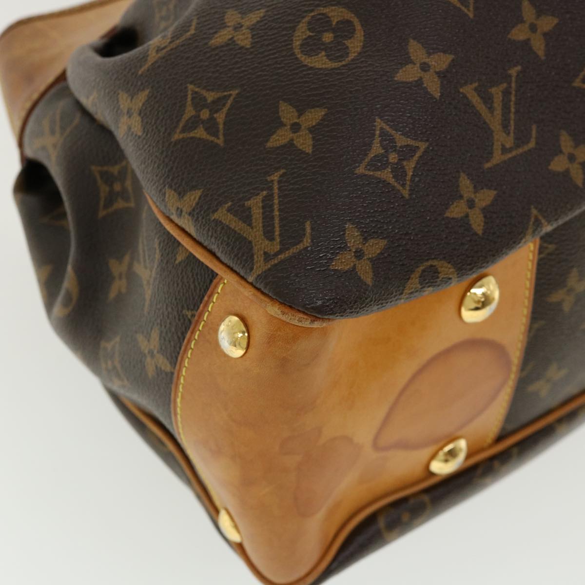 LOUIS VUITTON Monogram Boetie MM Hand Bag M45714 LV Auth 35395