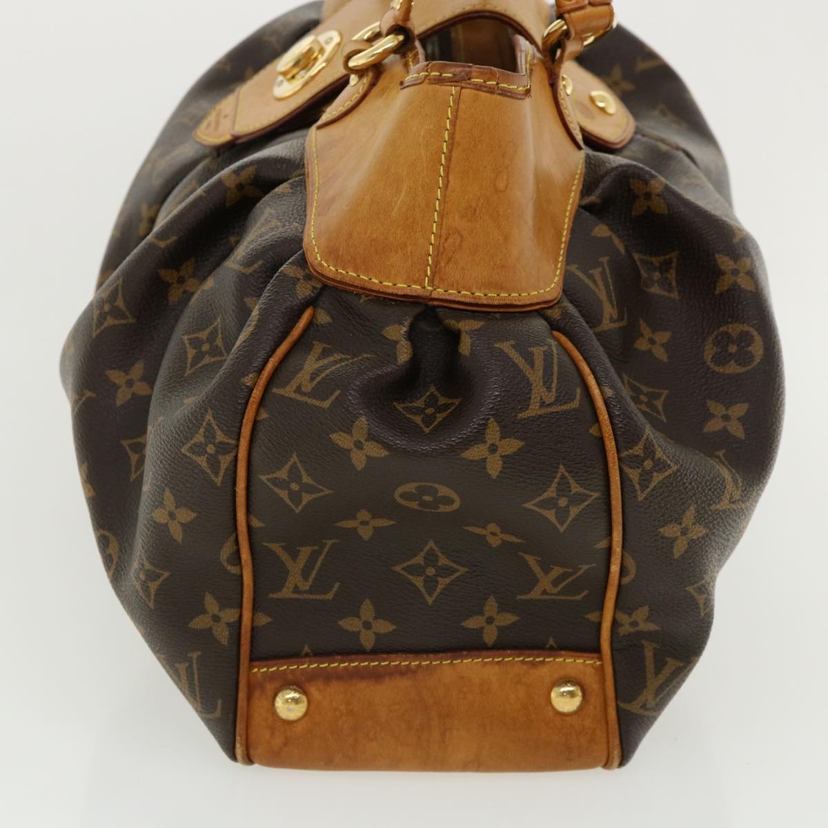 LOUIS VUITTON Monogram Boetie MM Hand Bag M45714 LV Auth 35395