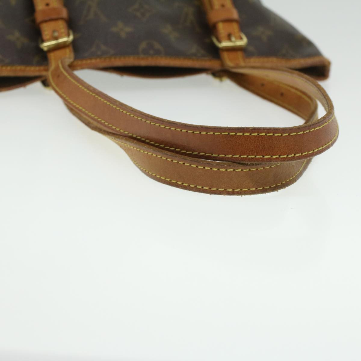 LOUIS VUITTON Monogram Bucket GM Shoulder Bag M42236 LV Auth 35396