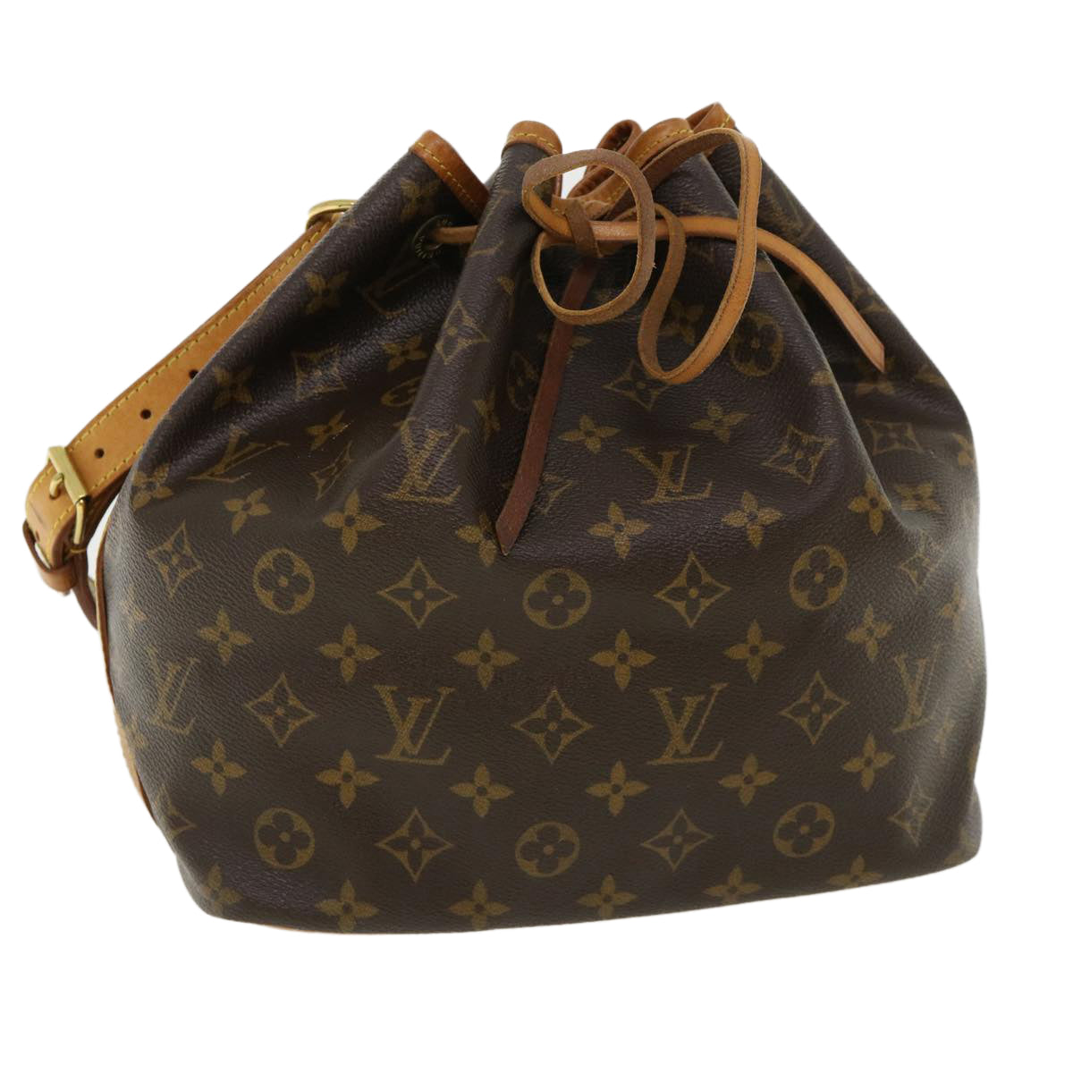 LOUIS VUITTON Monogram Petit Noe Shoulder Bag M42226 LV Auth 35410