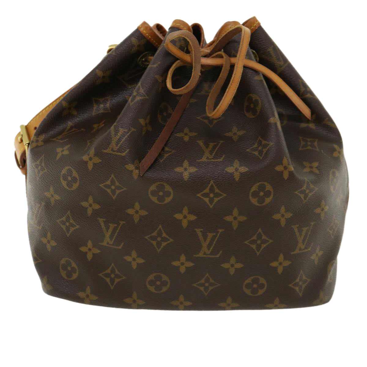 LOUIS VUITTON Monogram Petit Noe Shoulder Bag M42226 LV Auth 35410