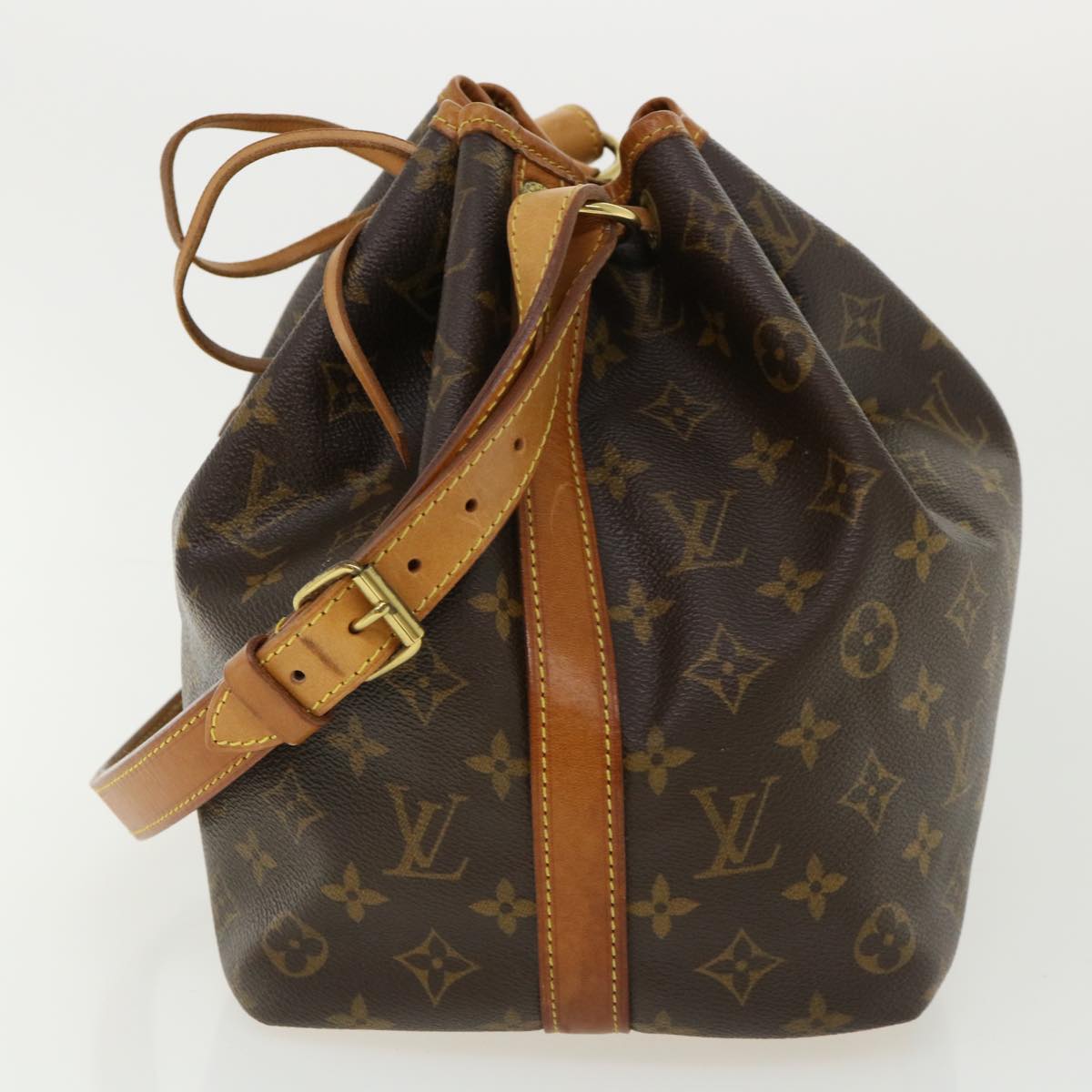 LOUIS VUITTON Monogram Petit Noe Shoulder Bag M42226 LV Auth 35410