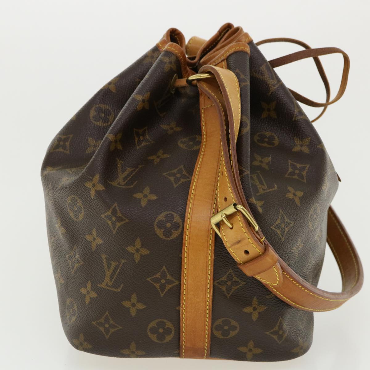 LOUIS VUITTON Monogram Petit Noe Shoulder Bag M42226 LV Auth 35410