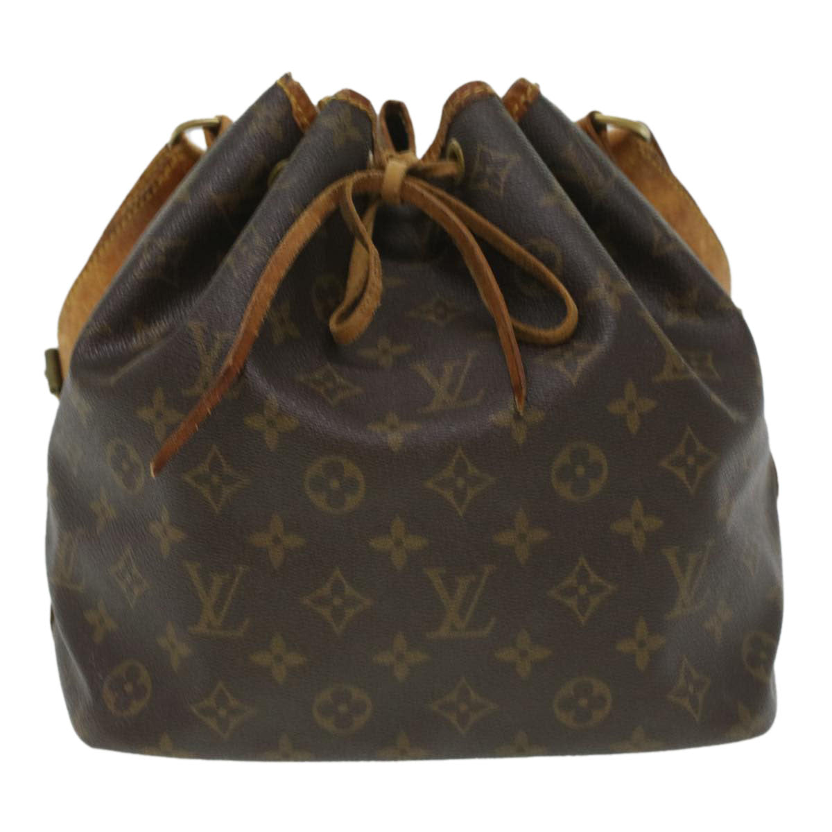 LOUIS VUITTON Monogram Petit Noe Shoulder Bag M42226 LV Auth 35411