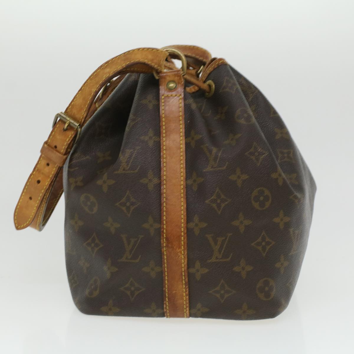 LOUIS VUITTON Monogram Petit Noe Shoulder Bag M42226 LV Auth 35411