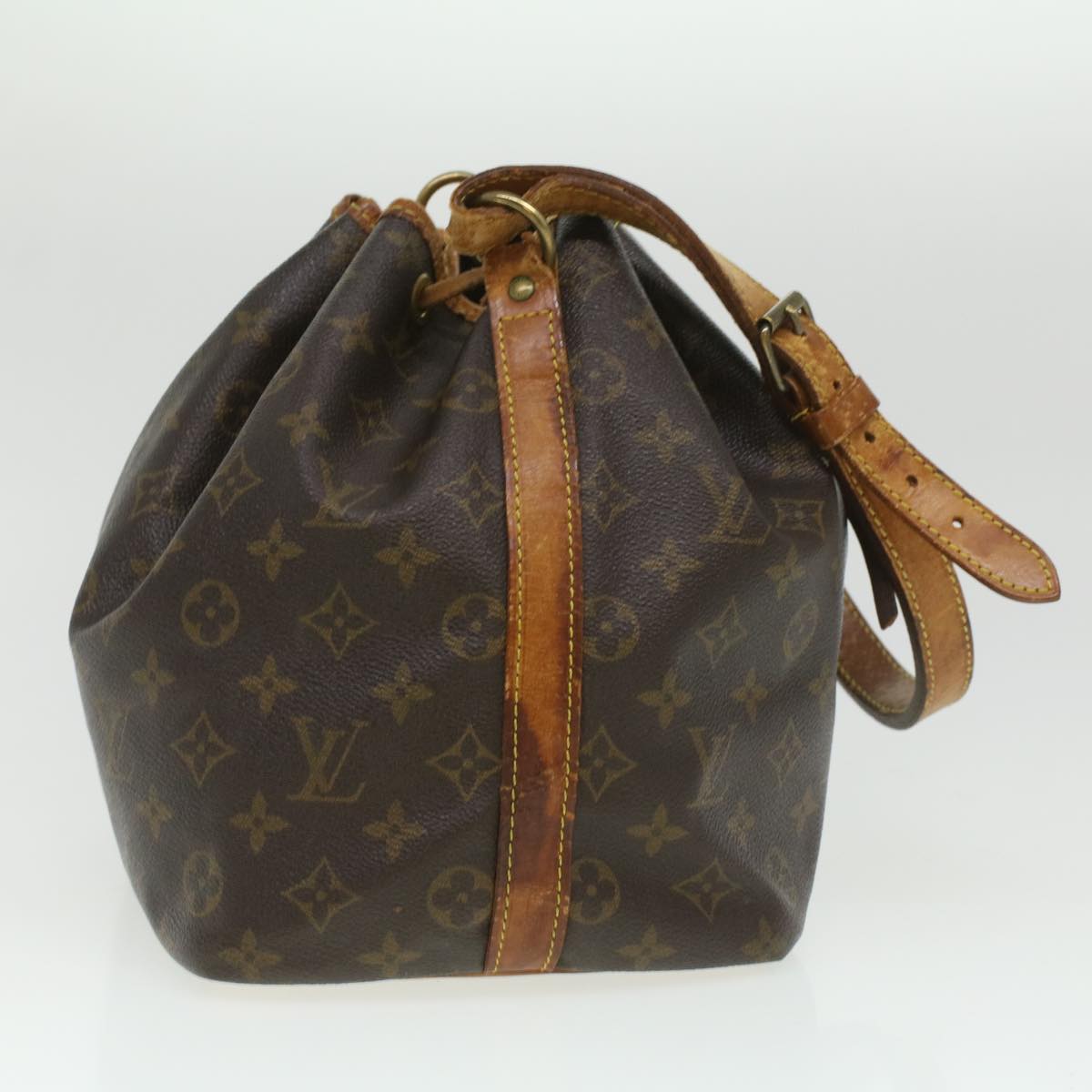 LOUIS VUITTON Monogram Petit Noe Shoulder Bag M42226 LV Auth 35411