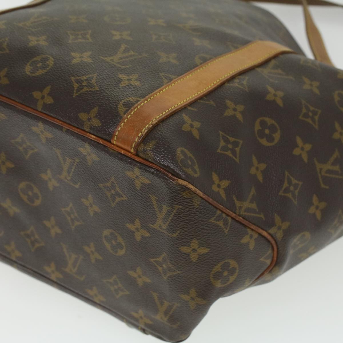 LOUIS VUITTON Monogram Sac Shopping Tote Bag M51108 LV Auth 35436