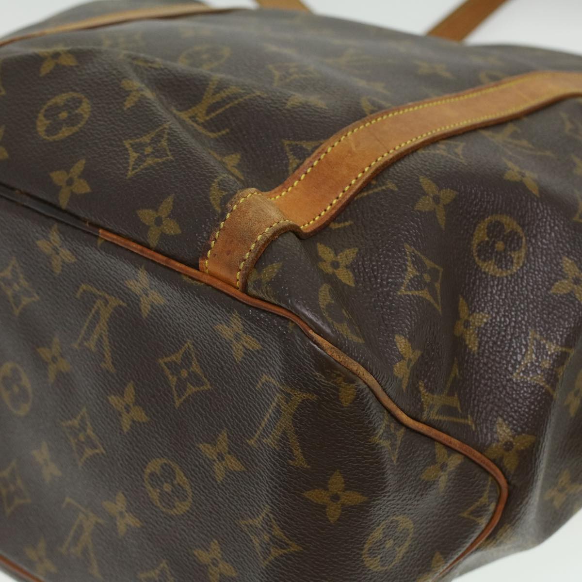 LOUIS VUITTON Monogram Sac Shopping Tote Bag M51108 LV Auth 35436