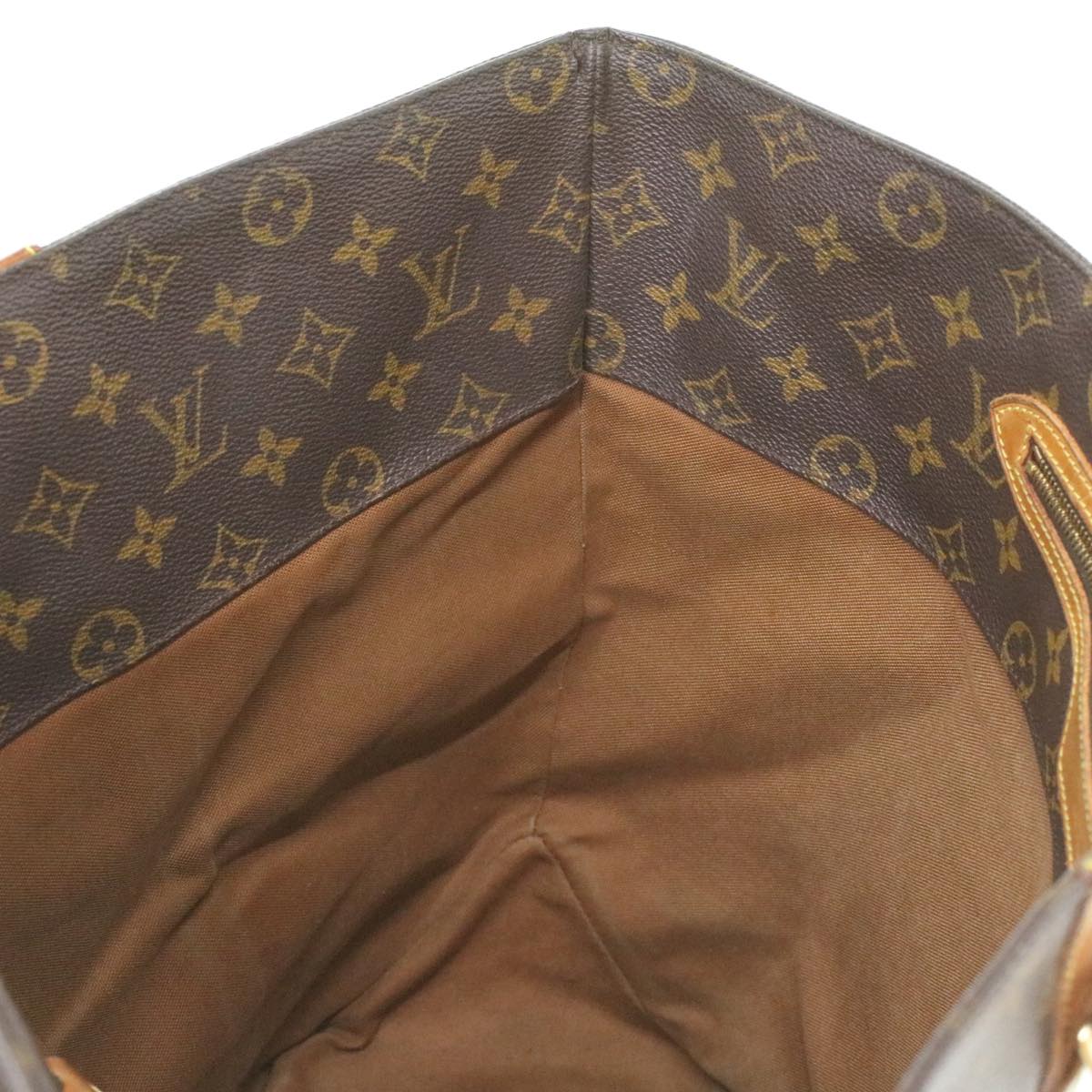 LOUIS VUITTON Monogram Sac Shopping Tote Bag M51108 LV Auth 35436