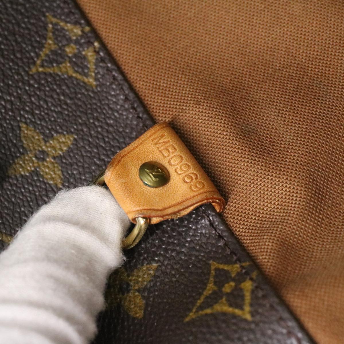 LOUIS VUITTON Monogram Sac Shopping Tote Bag M51108 LV Auth 35436