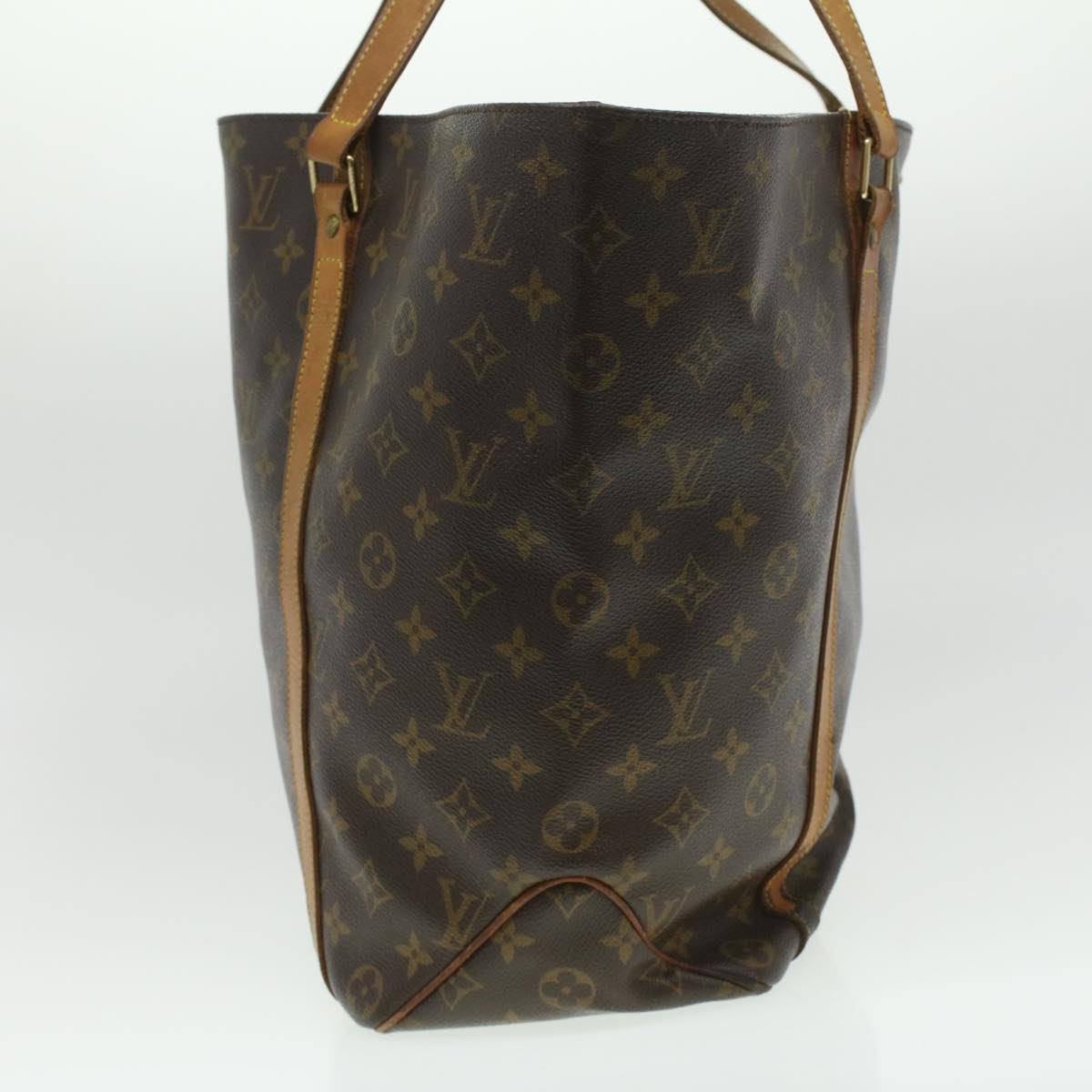 LOUIS VUITTON Monogram Sac Shopping Tote Bag M51108 LV Auth 35436