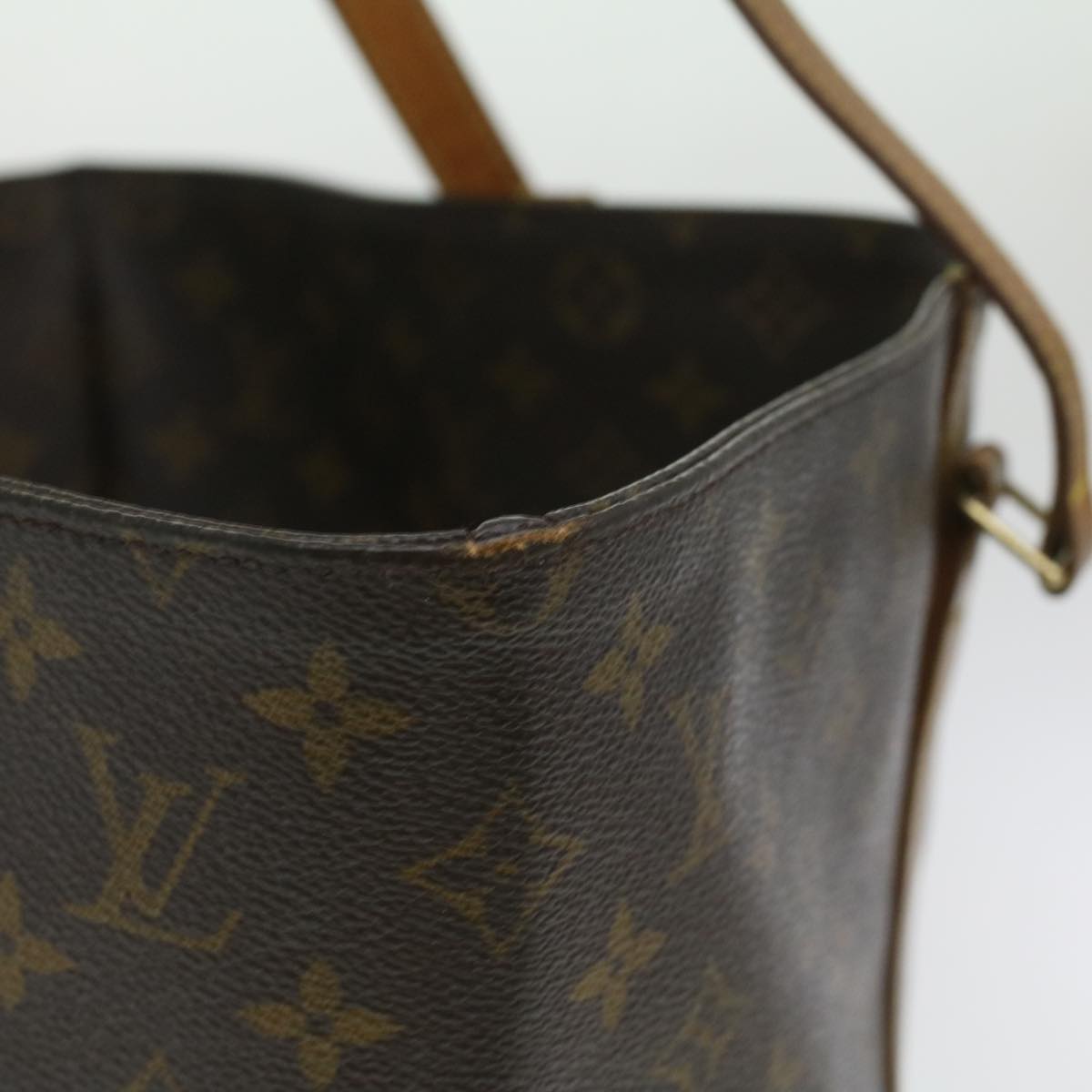 LOUIS VUITTON Monogram Sac Shopping Tote Bag M51108 LV Auth 35436