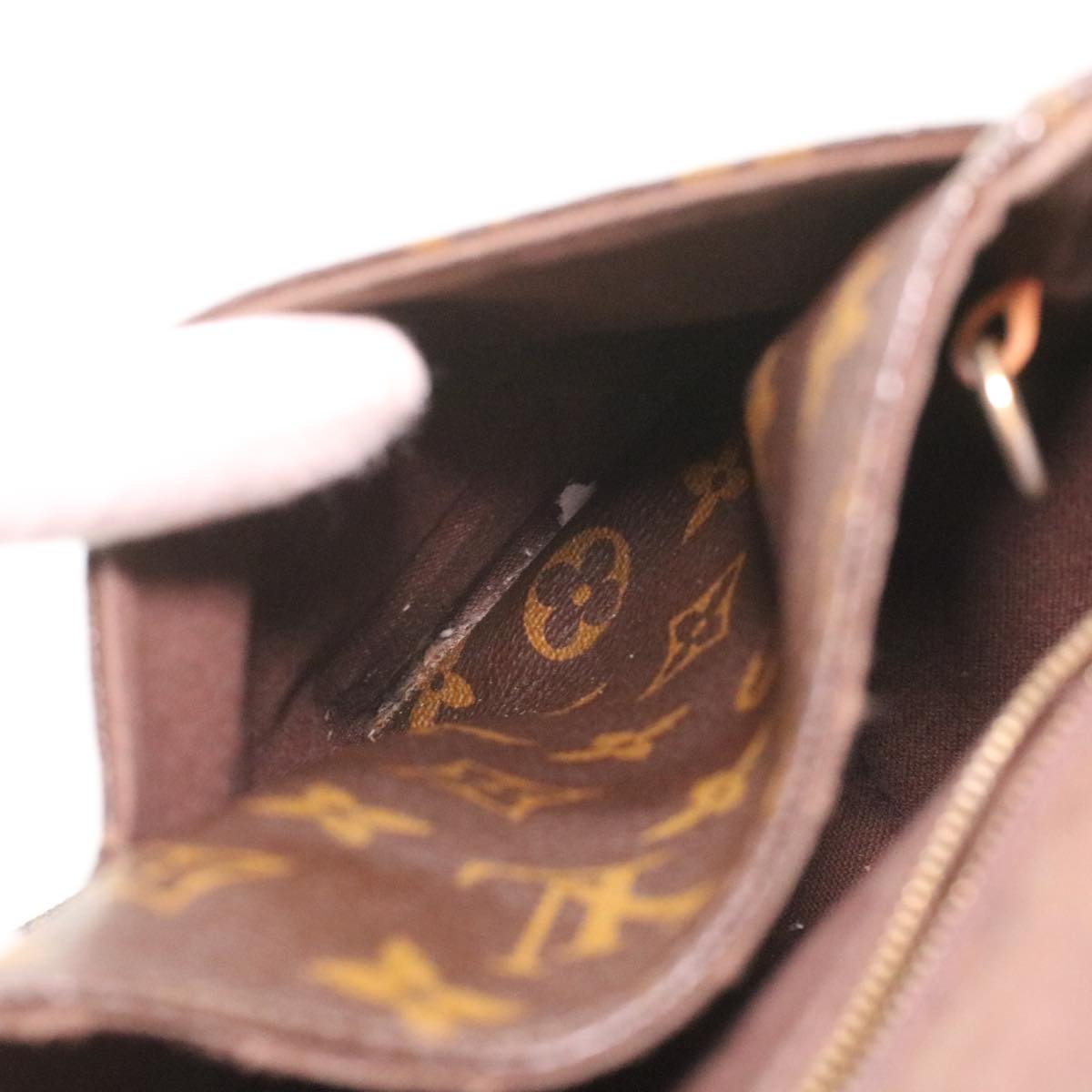 LOUIS VUITTON Monogram Menilmontant PM Shoulder Bag M40474 LV Auth 35467