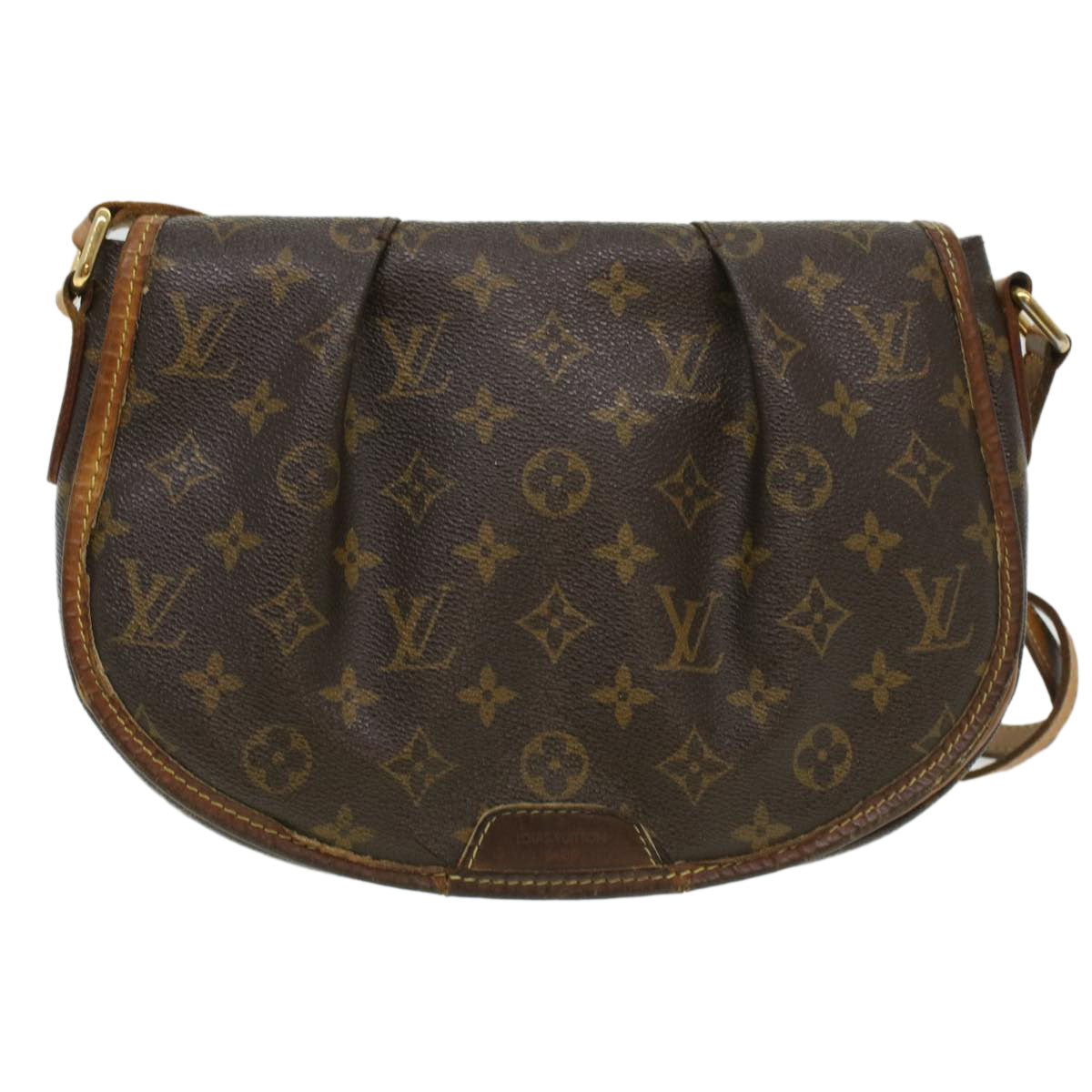 LOUIS VUITTON Monogram Menilmontant PM Shoulder Bag M40474 LV Auth 35467