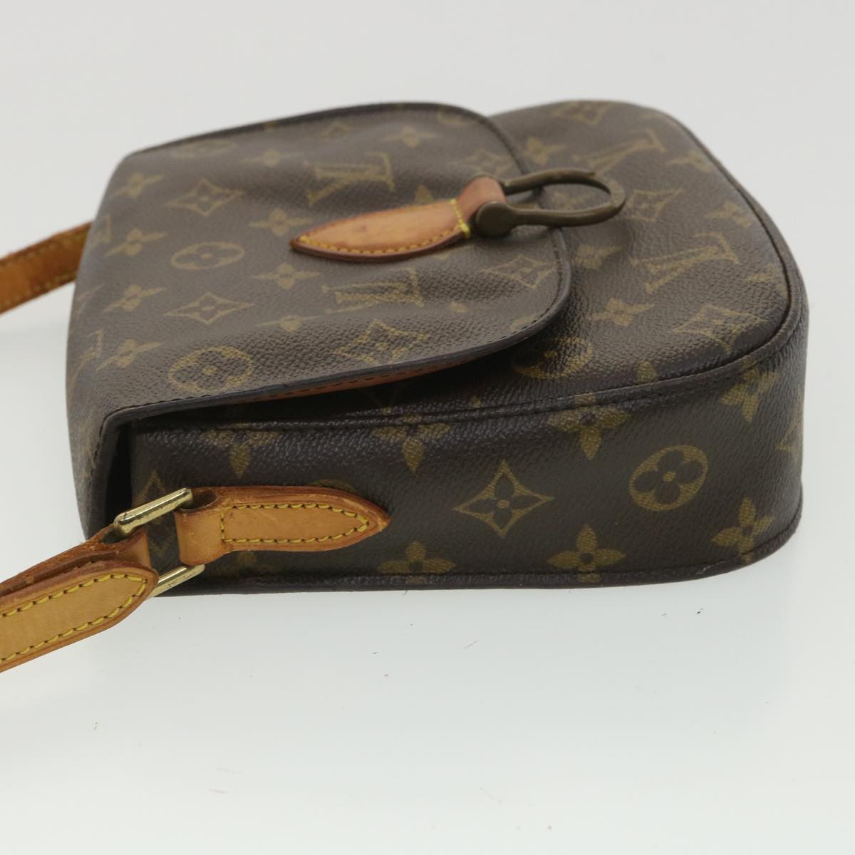 LOUIS VUITTON Monogram Saint Cloud MM Shoulder Bag M51243 LV Auth 35487