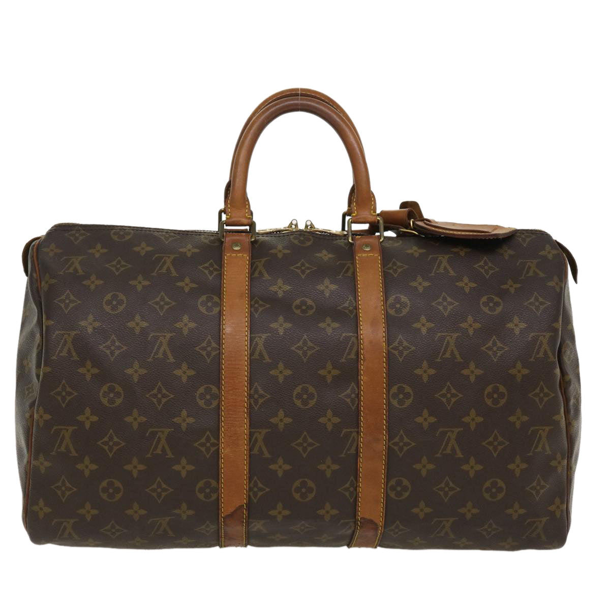 LOUIS VUITTON Monogram Keepall 45 Boston Bag M41428 LV Auth 35522