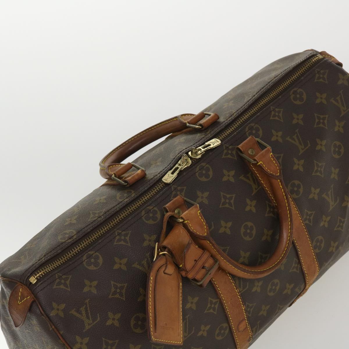 LOUIS VUITTON Monogram Keepall 45 Boston Bag M41428 LV Auth 35522