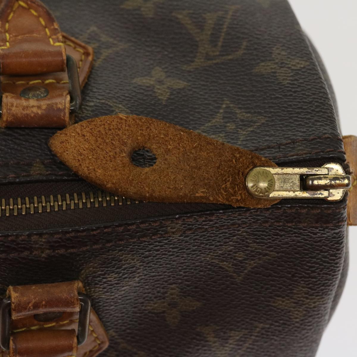 LOUIS VUITTON Monogram Speedy 30 Hand Bag M41526 LV Auth 35529