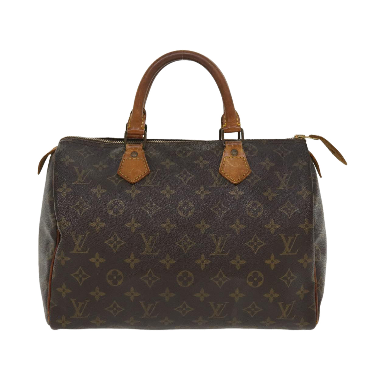 LOUIS VUITTON Monogram Speedy 30 Hand Bag M41526 LV Auth 35529