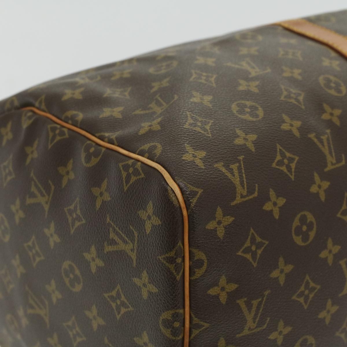 LOUIS VUITTON Monogram Keepall 55 Boston Bag M41424 LV Auth 35547