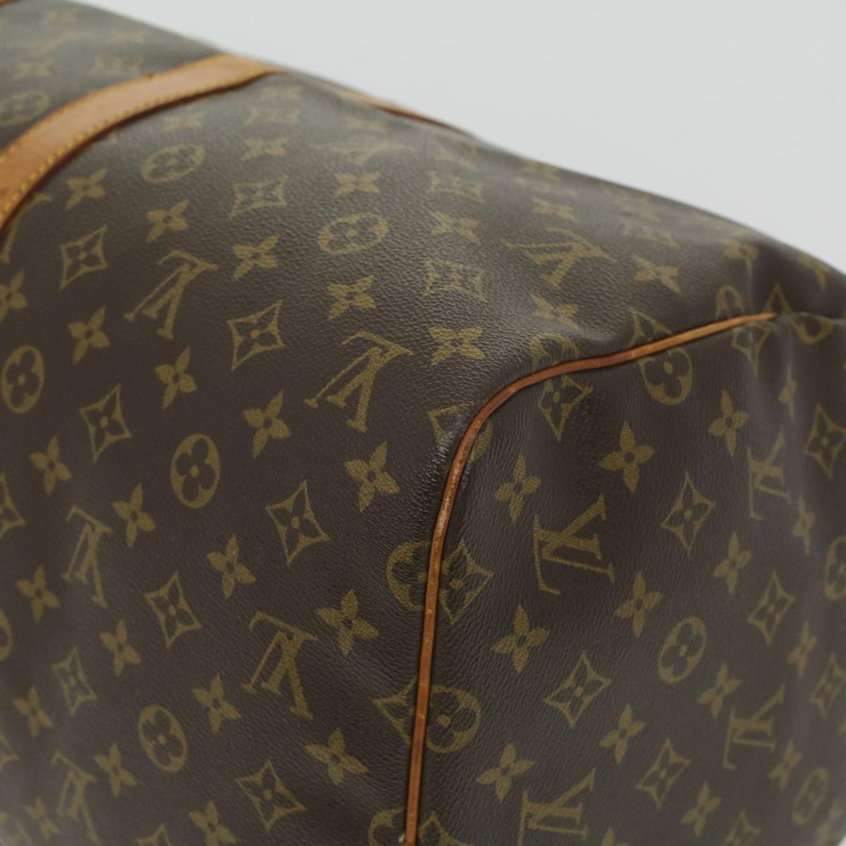 LOUIS VUITTON Monogram Keepall 55 Boston Bag M41424 LV Auth 35547