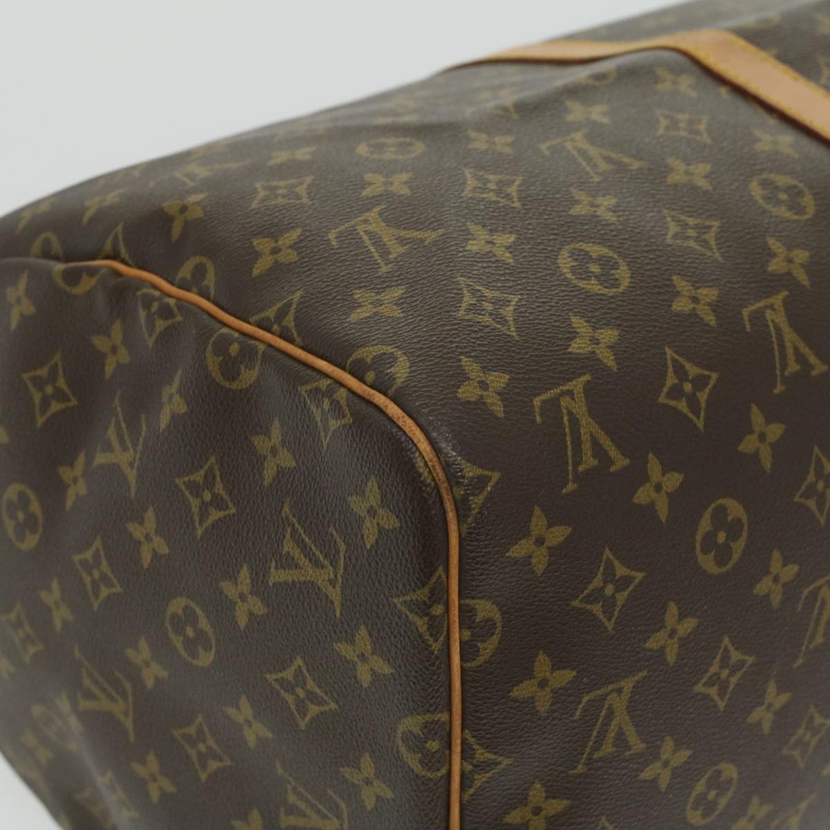 LOUIS VUITTON Monogram Keepall 55 Boston Bag M41424 LV Auth 35547