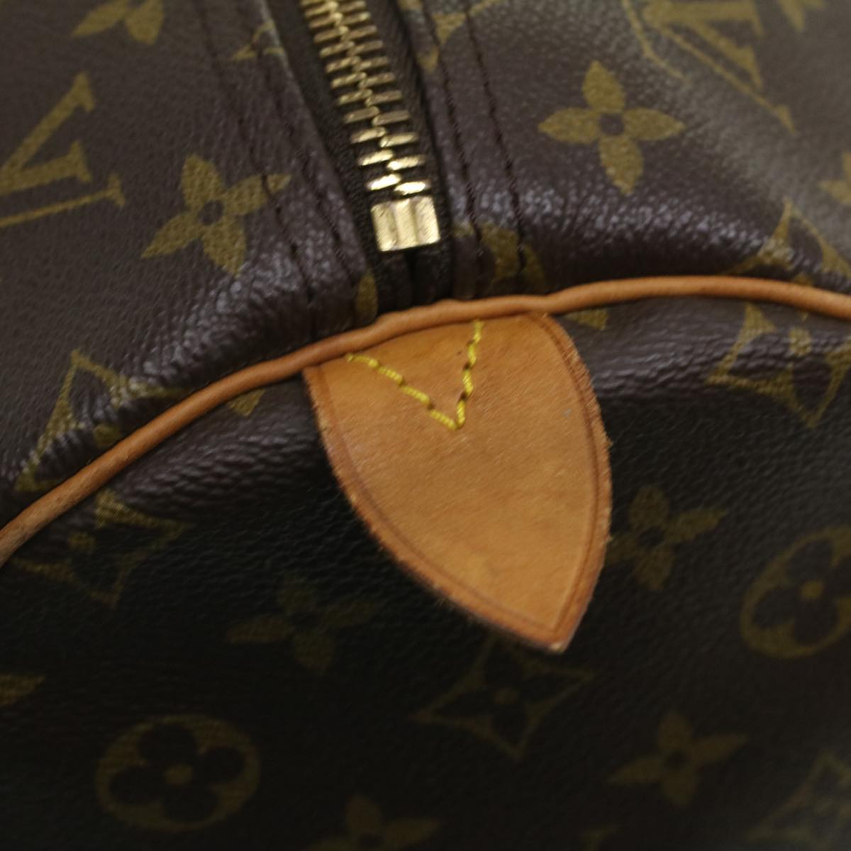 LOUIS VUITTON Monogram Keepall 55 Boston Bag M41424 LV Auth 35547