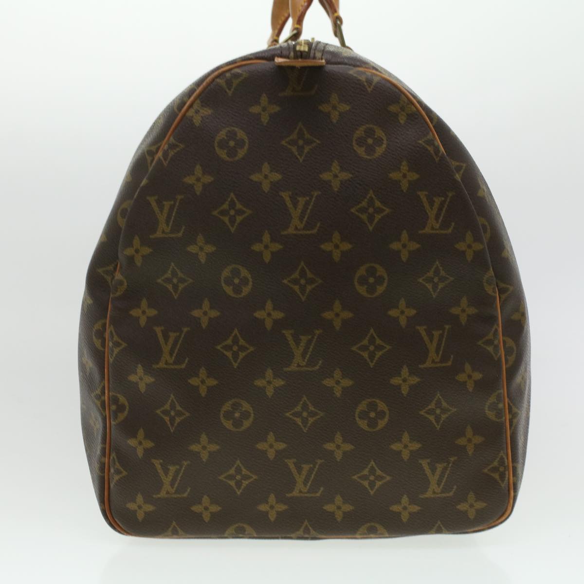 LOUIS VUITTON Monogram Keepall 55 Boston Bag M41424 LV Auth 35547