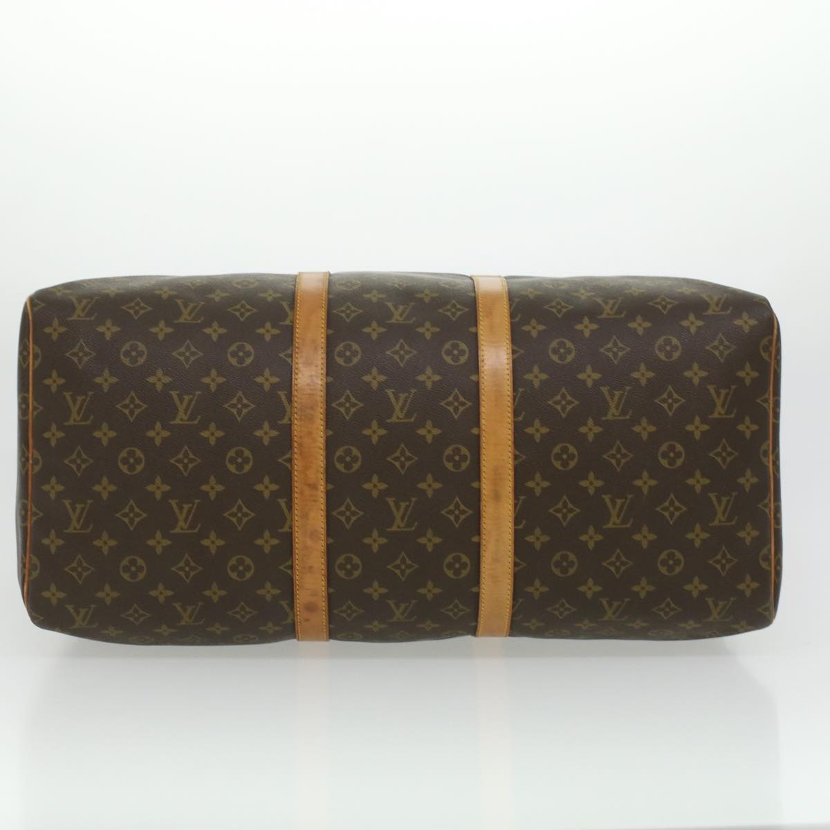 LOUIS VUITTON Monogram Keepall 55 Boston Bag M41424 LV Auth 35547