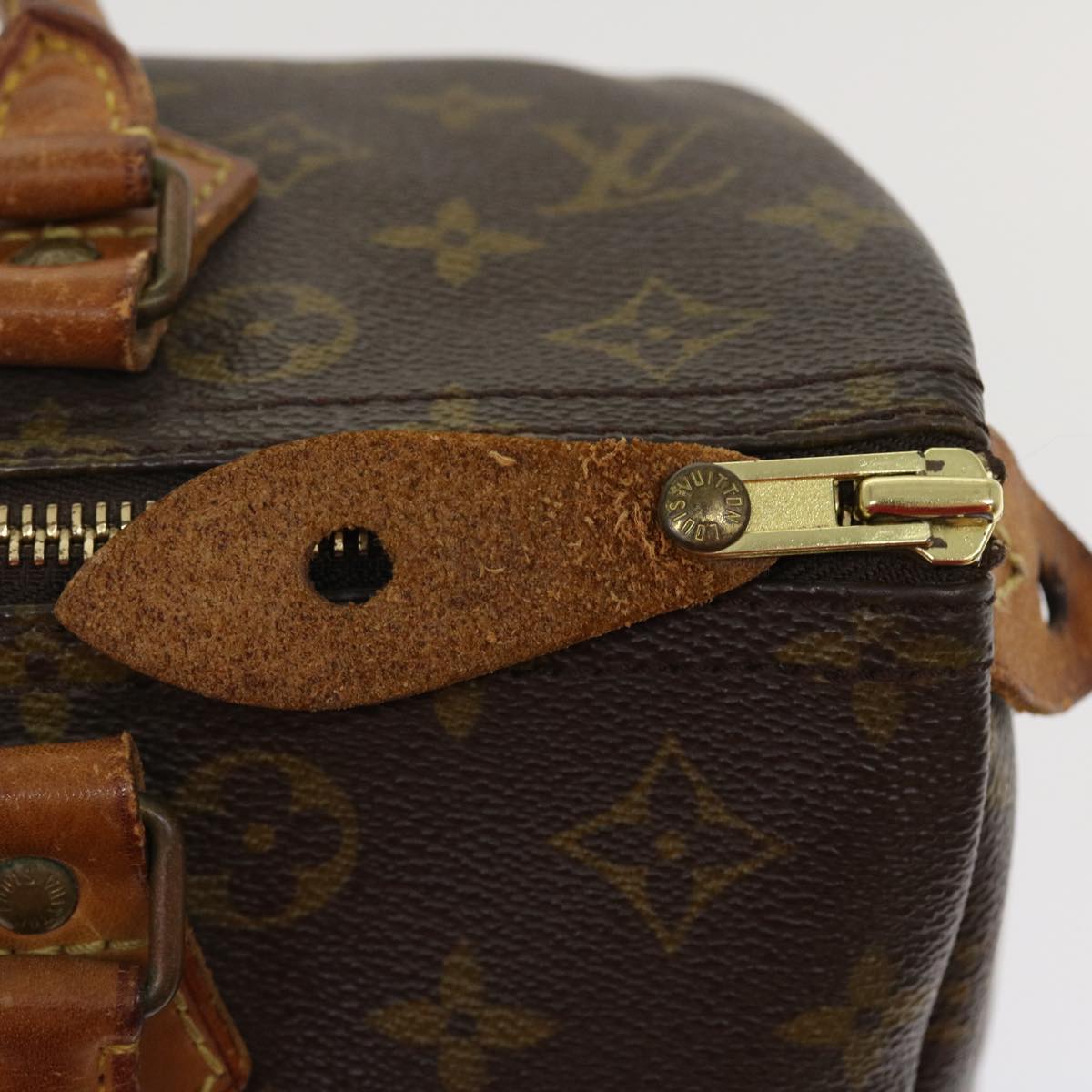 LOUIS VUITTON Monogram Speedy 30 Hand Bag M41526 LV Auth 35548