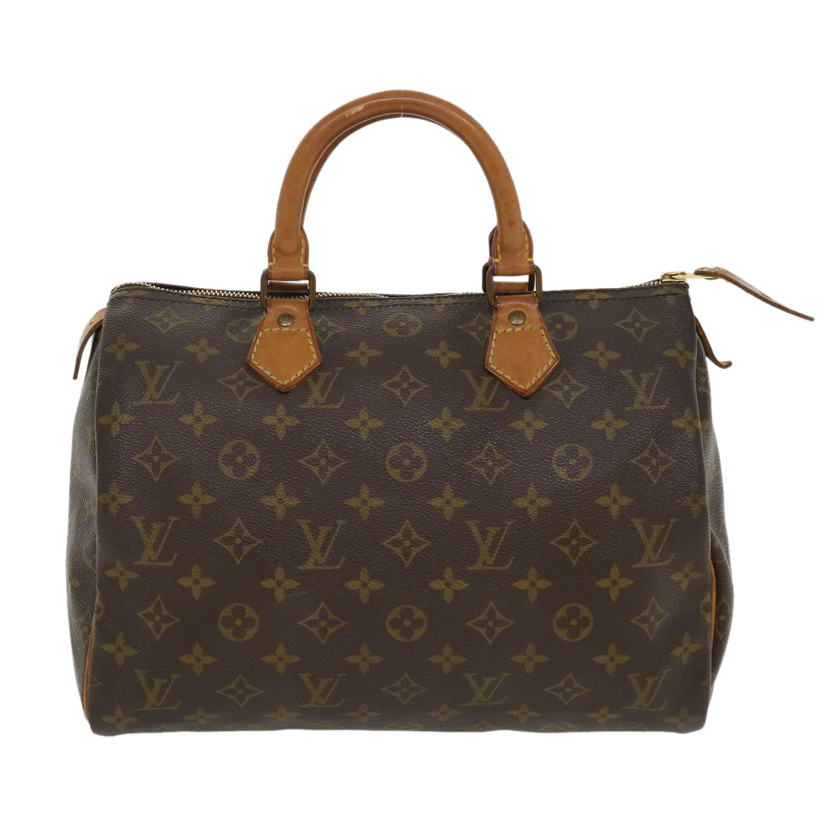 LOUIS VUITTON Monogram Speedy 30 Hand Bag M41526 LV Auth 35548