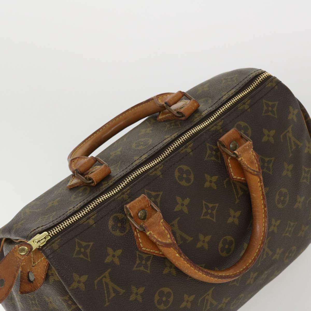 LOUIS VUITTON Monogram Speedy 30 Hand Bag M41526 LV Auth 35548