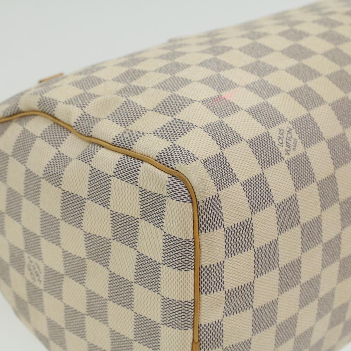 LOUIS VUITTON Damier Azur Speedy 30 Hand Bag N41533 LV Auth 35549