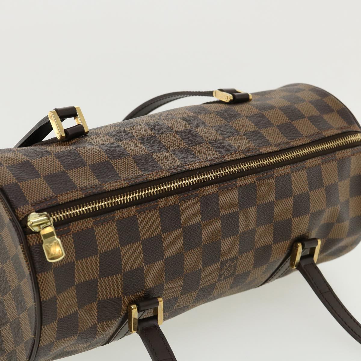 LOUIS VUITTON Damier Ebene Papillon 30 Hand Bag N51303 LV Auth 35565